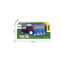 Lehoo Toys 6639 1/24 Camion agricole RC 2.4G Télécommandé avec cultivateur à disques Construction métallique Contrôle par application