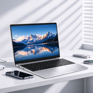 Portátil de aluminio de 15.6 pulgadas, i5-6200U, gran éxito de ventas, para oficina o aprendizaje escolar, 8+128GB/8+256GB, teclado en inglés, para adultos y niños. - Product Image 2