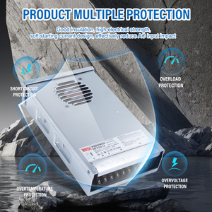 MWISH อุปกรณ์แปลงไฟ AC เป็น DC สำหรับใช้งานกลางแจ้ง ป้องกันน้ำ  24 โวลต์ 350 วัตต์ 12 โวลต์ 33 แอมป์ อะแดปเตอร์ 400 วัตต์  แหล่งจ่ายไฟแบบสวิตชิ่ง - Product Image 3