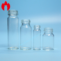 Botol Kaca Kecil Transparan 5ml 7ml 10ml 12ml Dengan Tutup Ulir