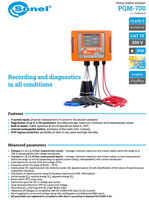 SONEL S.A. PQM-700 S Class Power Quality Analyzer Comprehensive Electric Energy Testing Equipment Poland 220V Voltage 1 Year