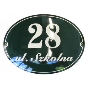<span class=keywords><strong>Plaque</strong></span> de porte décorative pour chambre d'hôtel en métal poli avec numéros imprimés en sérigraphie, enseignes lumineuses en émail personnalisées, couleur sur mesure - Product Image 5