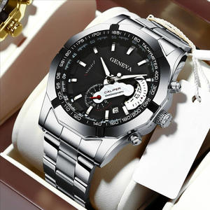 Vendita calda impermeabile in acciaio inox Business di lusso <span class=keywords><strong>da</strong></span> uomo guarda grande quadrante datario <span class=keywords><strong>da</strong></span> <span class=keywords><strong>polso</strong></span> orologio <span class=keywords><strong>al</strong></span> <span class=keywords><strong>quarzo</strong></span> per gli uomini - Product Image 4
