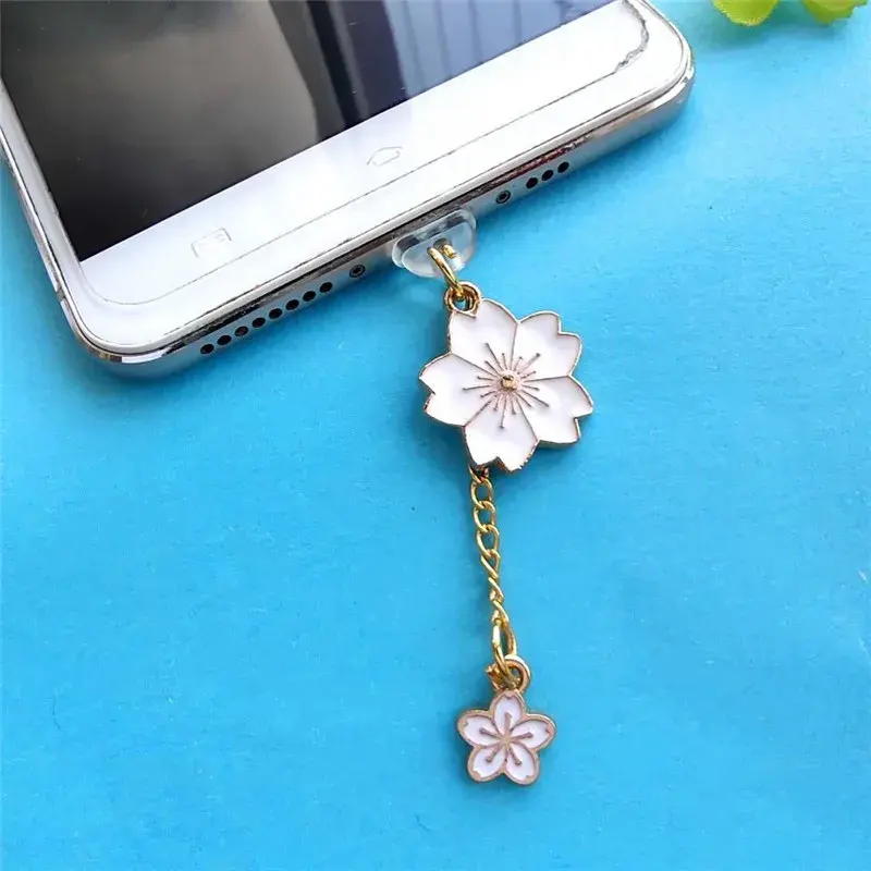 Cherry Type C Dust Plug Charm Kawaii Cute Charge Port Plug for