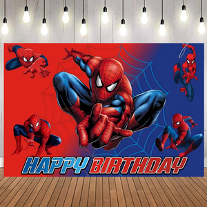 <span class=keywords><strong>D</strong></span>écorations de fête fournitures <span class=keywords><strong>Avengers</strong></span> super-héros Spiderman toile de fond bannière pour garçons enfants joyeux <span class=keywords><strong>anniversaire</strong></span> <span class=keywords><strong>d</strong></span>écorations toile de fond - Product Image 2