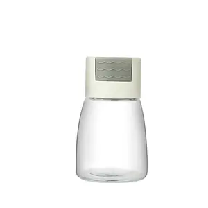 Maysure Press-type 180ml salt control quantitative salt tank kitchen condiment tank can measure salt control