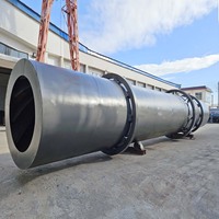 Secador Rotatorio de Biomasa de Acero Inoxidable, Equipo de Secado de Ahorro Energético para Procesamiento de Alimentos, Aserrín, Paja, Bagazo y Combustible