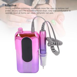 Rechargeable 35000 RPM Nail Drill <b>Kit</b> Portable Salon Home Use Efile Machine with 6 Bits Sanding Bands Acrylic <b>Gel</b> Nails UK Plug - Product Image 6