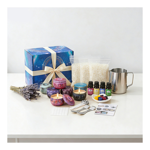 กล่องเทียนหอมหรูหราแบบกำหนดเองพร้อมโลโก้สำหรับขวดแบรนด์ดัง ชุดโปรแกรมนำเสนอสินค้าขายปลีกน้ำมันหอมระเหยผสมถั่วเหลือง - Product Image 6