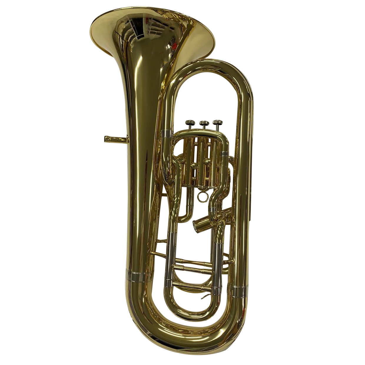 Латунные инструменты, профессиональный качественный золотой лак, 3 + 1 euphonium из Китая