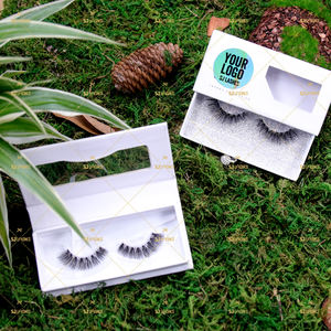 <span class=keywords><strong>Faux</strong></span>-<span class=keywords><strong>cils</strong></span> à longues ailes, bandes de vison russe, vegan, 3D, avec boîte d'emballage magnétique, luxe, personnalisé - Product Image 1