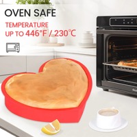 Gourmet Accessoires Hartvormige siliconen mousse cakevorm Siliconen bakvorm Valentijnsdag cakegereedschap