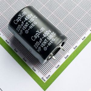 Factory Direct HP221M450N350A 25*35 <b>Capacitors</b> Through-Hole Electrolytic <b>Capacitors</b> 220uF 20% 450V - Product Image 1