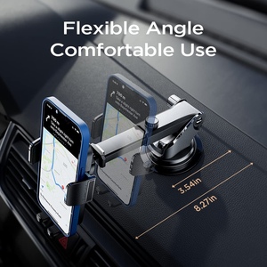 Supporto per Telefono in Fibra di Carbonio con Rotazione a 360°, Design 3-in-1 per Parabrezza e Cruscotto - Product Image 2