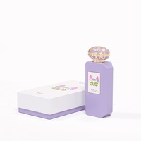 Botol Parfum Kaca Bentuk Unik Multi Warna Desain Baru untuk Pria dan Wanita dengan Semprotan Kabut Halus dan Sablon