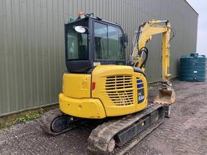 Mini excavatrice utilisée utilisée du PC55MR-2 5TON du Japon KOMATSU PC55 PC35 PC40 PC55 PC60 à vendre - Product Image 2