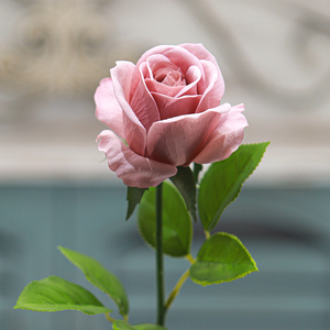 Fiore Artificiale Fatto a Mano, Rosa Inglese in Seta e Plastica, Stile Naturale per Casa, Hotel, Tavola da Pranzo, Regalo di Compleanno, Festa della Mamma - Product Image 2