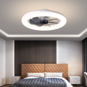 Modern Smart Home <b>LED</b> <b>Ceiling</b> Fan <b>Light</b> Acrylic Embedded DC Motor Low Noise for <b>Bedrooms</b> Living Rooms Includes Remote Control - Product Image 2