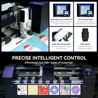 PURCELL ZD350 PLUS Máquina de troquelado y hendido de doble cabezal A3/A4/A3+ con alimentador automático, 100m/min, 360mm de ancho máximo, PLC Delta