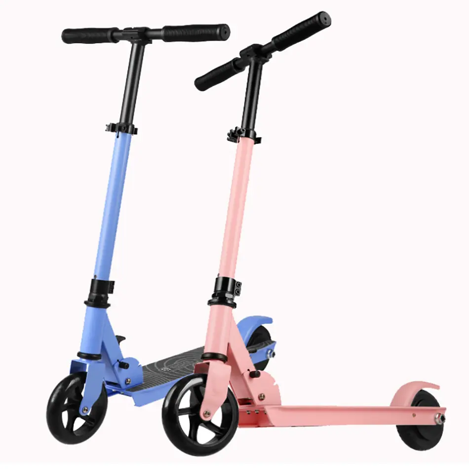 Kids Electric Scooters For Aged 5-15 Children Aluminum Alloy Frame 5 Inches Kid E Scooters 150w Motor Electric Scooters