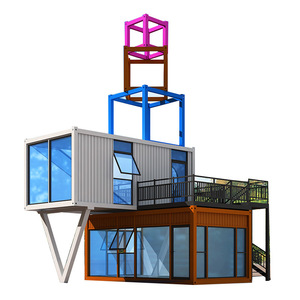 Maison conteneur créative de conception industrielle rectangulaire, espace de vie avec installation sur site, solution de projet globale - Product Image 4