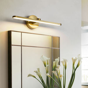 Applique murale LED moderne de luxe en cuivre pour éclairage de table de toilette, idéale pour les tableaux et l'art mural dans la maison, le bureau ou la salle de bain - Product Image 4