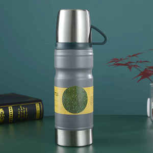 304 Stainless Steel Leak-Proof Eco-Friendly Large Capacity <b>Thermos</b> Gift Box Portable Water Bottle for Men Business Opening Gift - Product Image 5