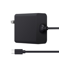 Cargador Rápido PD de 45W con Enchufe de Pared Estadounidense Original y Cable USB-C para Laptop Samsung, Apple, Macbook