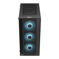 KINPOWER Pc Tower Case Gaming Tempered Glass Micro Atx Unique Design Mesh Pc Computer Case