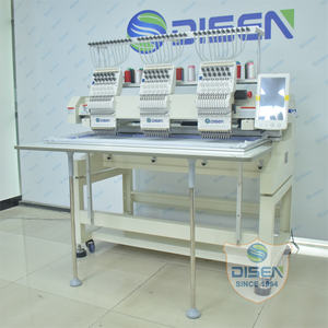 เครื่องปัก<span class=keywords><strong>ล</strong></span>ายคอมพิวเตอร์อัจฉริยะฝาปิดเครื่อง3หัว12เข็มเครื่อง CNC จอ LCD - Product Image 3