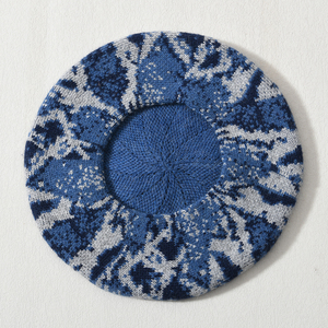 Béret élégant pour femme, style français, classique, double couche, tricoté, <span class=keywords><strong>bonnet</strong></span> d'hiver doux et chaud pour usage quotidien et décontracté, vente en gros - Product Image 4