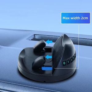 Support de <span class=keywords><strong>téléphone</strong></span> portable réglable pour tableau de bord de voiture avec plaque d'immatriculation de stationnement <span class=keywords><strong>temporaire</strong></span> pour lit ou bureau - Product Image 3