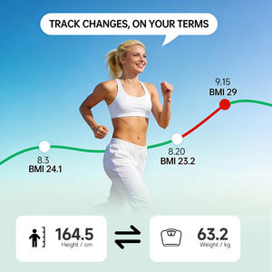 Báscula Digital Electrónica Personalizable <span class=keywords><strong>con</strong></span> Pantalla LCD para Medir <span class=keywords><strong>Peso</strong></span> y Altura, Compatible <span class=keywords><strong>con</strong></span> OEM y ODM - Product Image 2