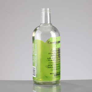 Bouteille en verre givré personnalisée recyclable à prix d'usine pour spiritueux, <span class=keywords><strong>whisky</strong></span>, vin et <span class=keywords><strong>vodka</strong></span> Absolute - Product Image 3