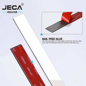 Foshan Professional Manufacturer JECA OEM Flat Trim <strong>Strip</strong> For Wall Furniture Gold Stainless Steel Mirror - Product Image 3