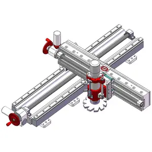 Joysung xách tay 3 trục tuyến tính giàn phay máy công cụ lmc3000 rèn Báo Chí cơ sở trên trang web gia công