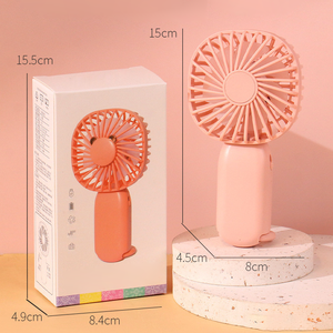 2025, оптовая продажа, портативный мини-вентилятор, креативный деловой рекламный подарок, персонализированный ручной вентилятор с индивидуальным принтом логотипа - Product Image 4