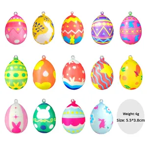 ไข่อีสเตอร์ PU รุ่นใหม่ ซีรีส์ 2 ของเล่นบีบคลายเครียดแบบคืนตัวช้า พวงกุญแจ DIY ของเล่นเปลือกไข่ สำหรับเด็กอายุ 5 ถึง 7 ปี ใช้ได้ทั้งเด็กชายและเด็กหญิง - Product Image 2