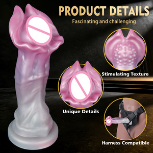 Dildo Floral Fantasía Mística OEM/ODM con Base Ancha, Producto de Placer para Adultos, Fabricante, Suministro al por Mayor, Juguete Sexual BDSM Gay - Product Image 3