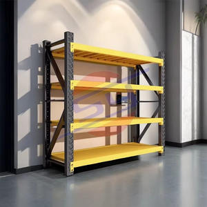 מפעל-מתכת בינוני במחיר מפעל ליטוף מחסן למדפים - Product Image 4