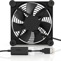 Ventilateur USB silencieux AC Infinity Speedy 140 mm à deux roulements à billes 18dba certifié pour le refroidissement des récepteurs DVR