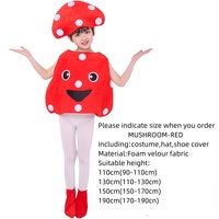 Poncho de carnaval en peluche unisexe pour enfants et adultes fraise pomme pastèque banane poire pêche Costume de fruits avec chapeau