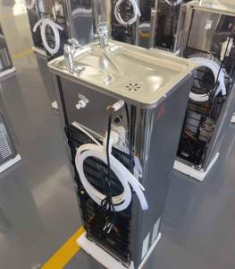 <span class=keywords><strong>Refroidisseur</strong></span> d'<span class=keywords><strong>eau</strong></span> de fontaine à boire en acier inoxydable le plus vendu (logo du client estampillé sur le <span class=keywords><strong>bassin</strong></span> de fontaine à boire DISPONIBLE) - Product Image 4