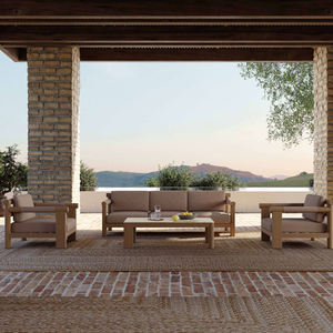 Ensemble <span class=keywords><strong>de</strong></span> canapés modernes en rotin tressé en <span class=keywords><strong>aluminium</strong></span> 4 pièces, résistant à l'eau, pour l'extérieur, le <span class=keywords><strong>jardin</strong></span>, le <span class=keywords><strong>salon</strong></span> et l'hôtellerie - Product Image 1