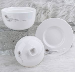 Vaisselle en porcelaine directement de l'usine, assiettes et bols en céramique bon marché, vaisselle en gros - Product Image 3