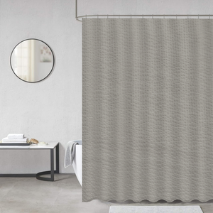 <span class=keywords><strong>Rideau</strong></span> <span class=keywords><strong>de</strong></span> <span class=keywords><strong>douche</strong></span> en relief <span class=keywords><strong>de</strong></span> luxe qualité hôtelière 3D tissu texturé Polyester imperméable salle <span class=keywords><strong>de</strong></span> bain <span class=keywords><strong>rideau</strong></span> <span class=keywords><strong>de</strong></span> <span class=keywords><strong>douche</strong></span> avec crochets - Product Image 5