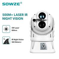 Caméra Dôme PTZ Marine 2MP 1080P avec Zoom Optique 30X, Vision Nocturne Laser 500m, Étanchéité IP67, Alliage d'Aluminium, H.265 CMOS, Garantie 1 An
