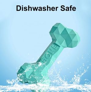 Güçlü katı köpek oyuncak tedavi şeyler doğal kauçuk köpek kemik oyuncak çiğnemek kemik - Product Image 6