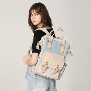 Échantillon gratuit Nouveau sac à dos de voyage tendance pour femmes Petit sac à langer avec poches isothermes Sac à langer en cuir végétalien Sac à dos - Product Image 6