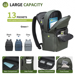 Muestra Gratuita de Bolsa Impermeable para Motocicleta - Bolsa Trasera/Mochila para el Asiento del Conductor para Guardar el Casco, Bolsa de PVC para Tanque de Combustible con Diseño de Montaje Múltiple - Product Image 2